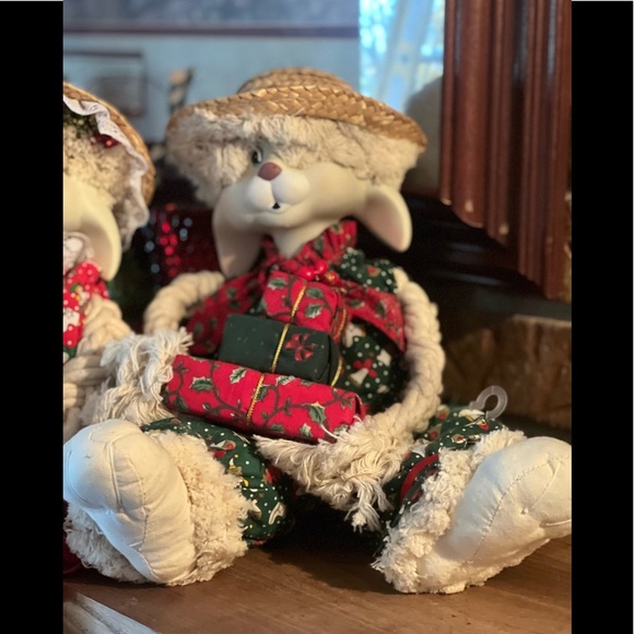 Rare Vintage Porcelain Christmas Sitting  Collectibles - Picture 4 of 7